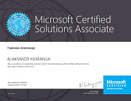 Microsoft Certified Solutions Associate: Windows Server 2012